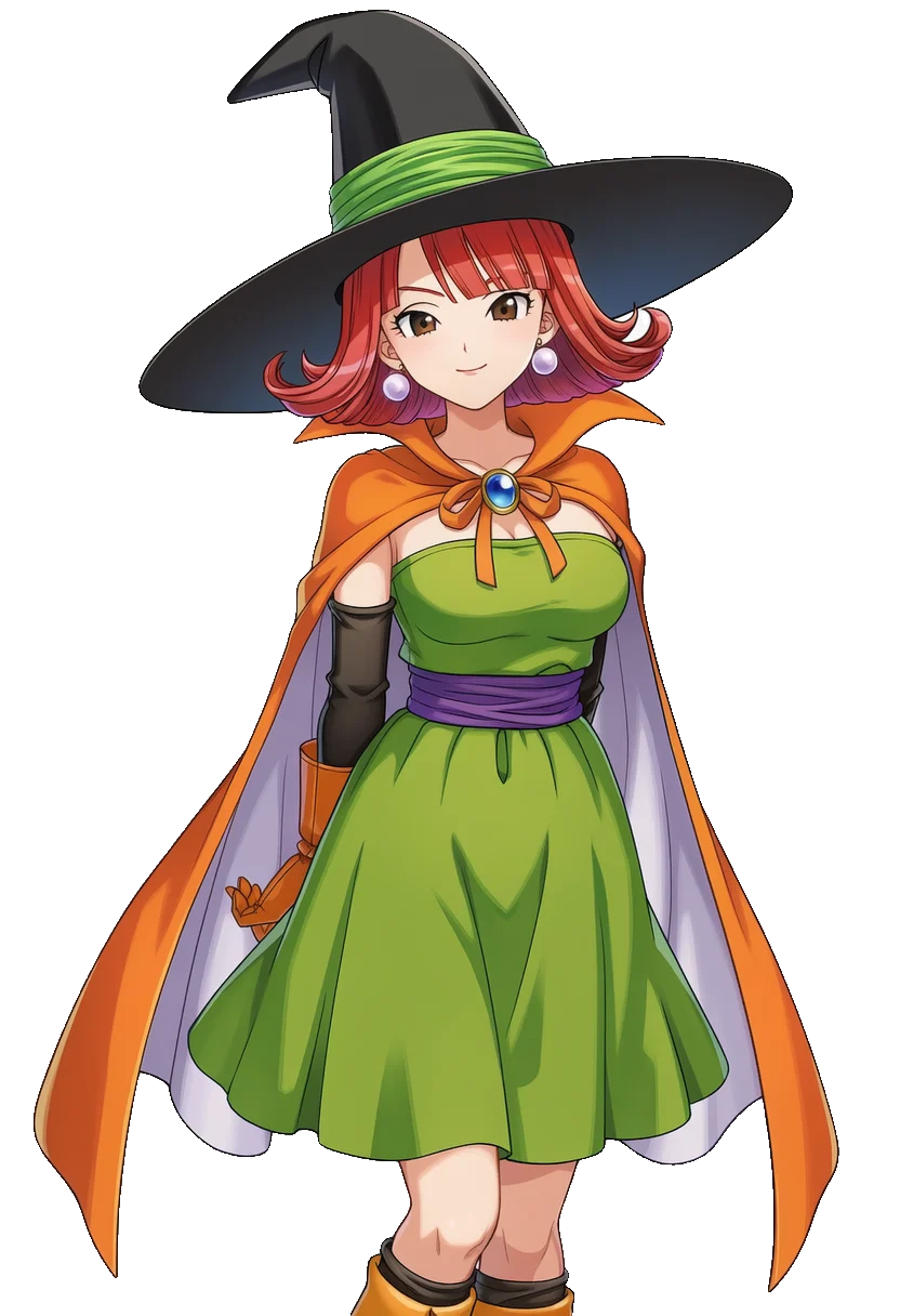 女魔法使い(ドラゴンクエストIIIそして伝説へ...) 立ち絵1