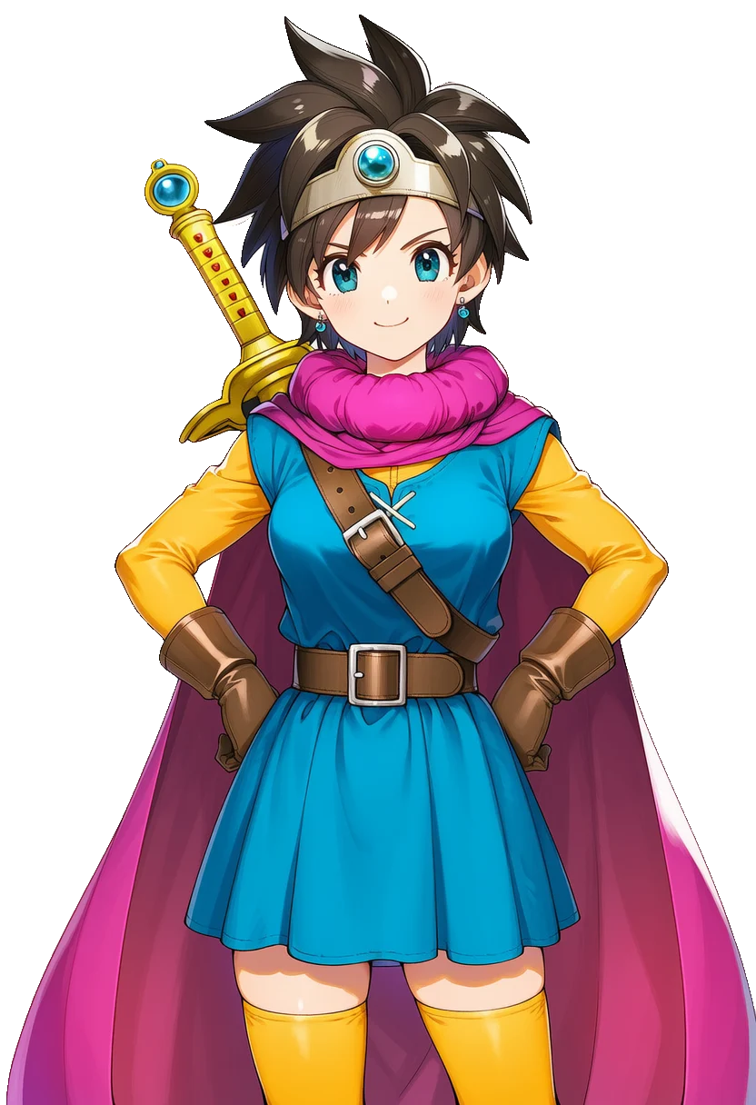女勇者(ドラゴンクエストIIIそして伝説へ...) 立ち絵1
