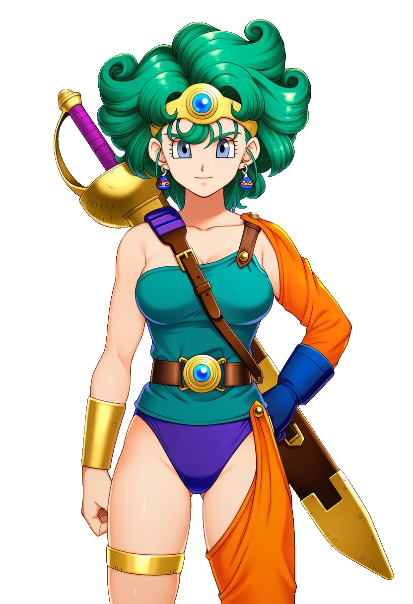 女勇者(ドラゴンクエストIV導かれし者たち) 立ち絵1